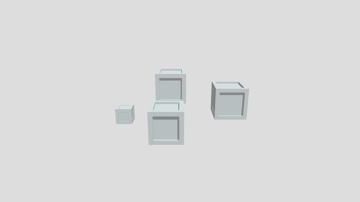 Crate 3D Model