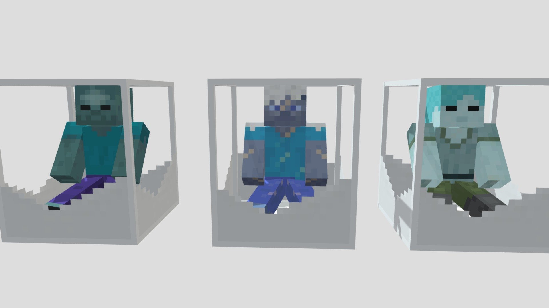 frozen minecrafters (villians lair prop) - 3D model by realism ...