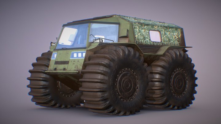 "ШЕРП" "SHERP" All-terrain vehicle  [FREE] 3D Model