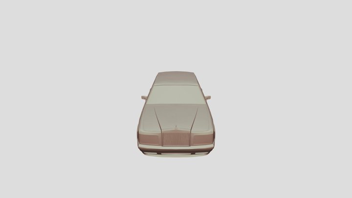 Rolls-Royce Silver Spirit for 3D-printing