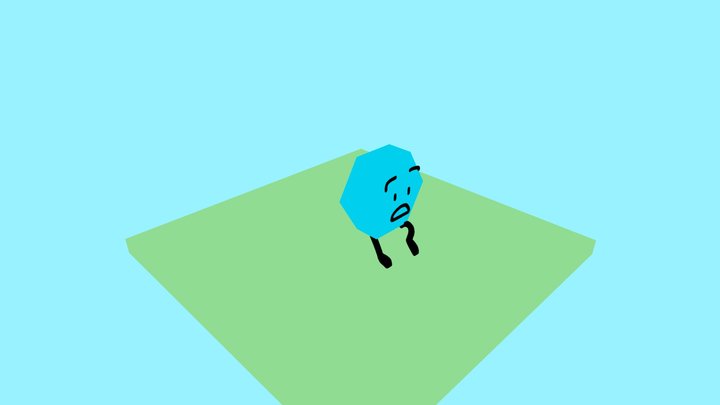 In a small green land 3D Model
