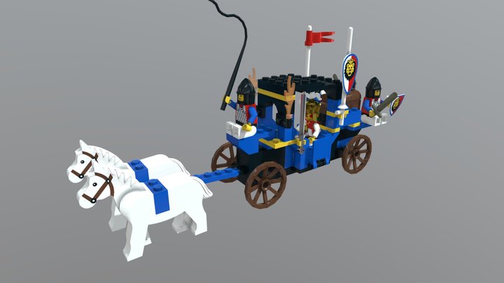 LEGO King's Carriage (6044-1) 3D Model