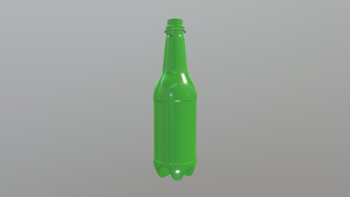 Long_Neck_Bottle_Export 3D Model