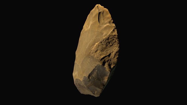 biface, Paléolithique moyen 3D Model