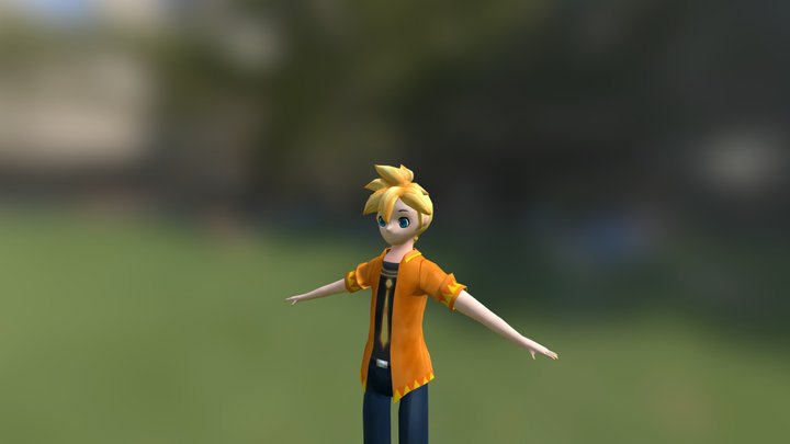 Len Kagamine  3D Model