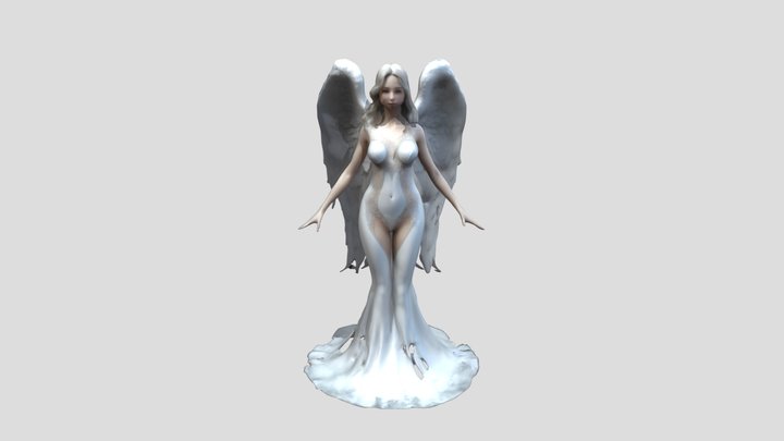 Angel woman i.a 3D Model