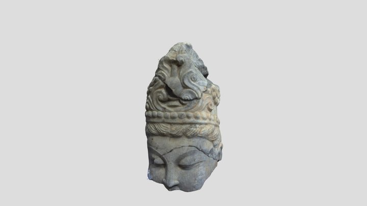 Bodhisattva Head 3D Model