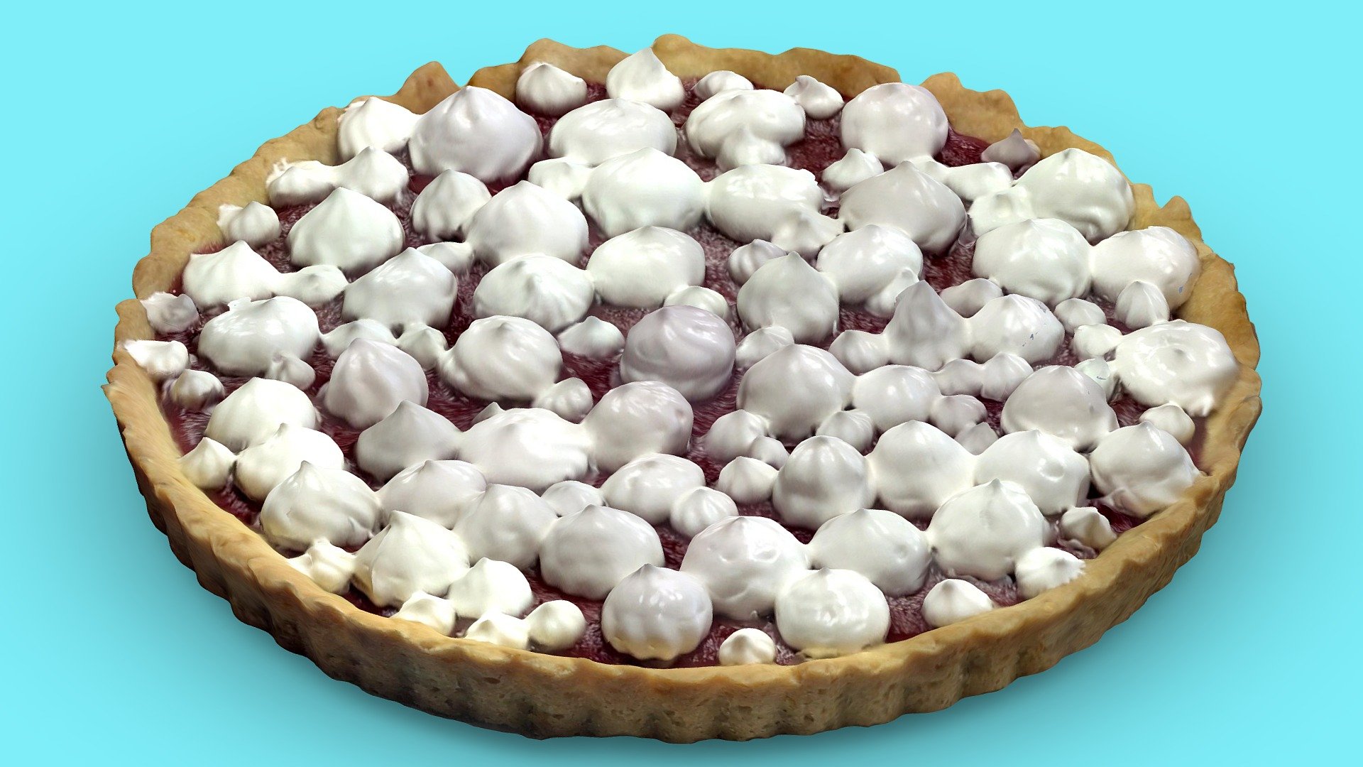 Cranberry Curd Tart