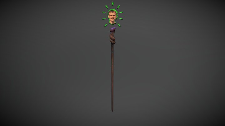 Vitalik's Staff of Wisdom 3D Model