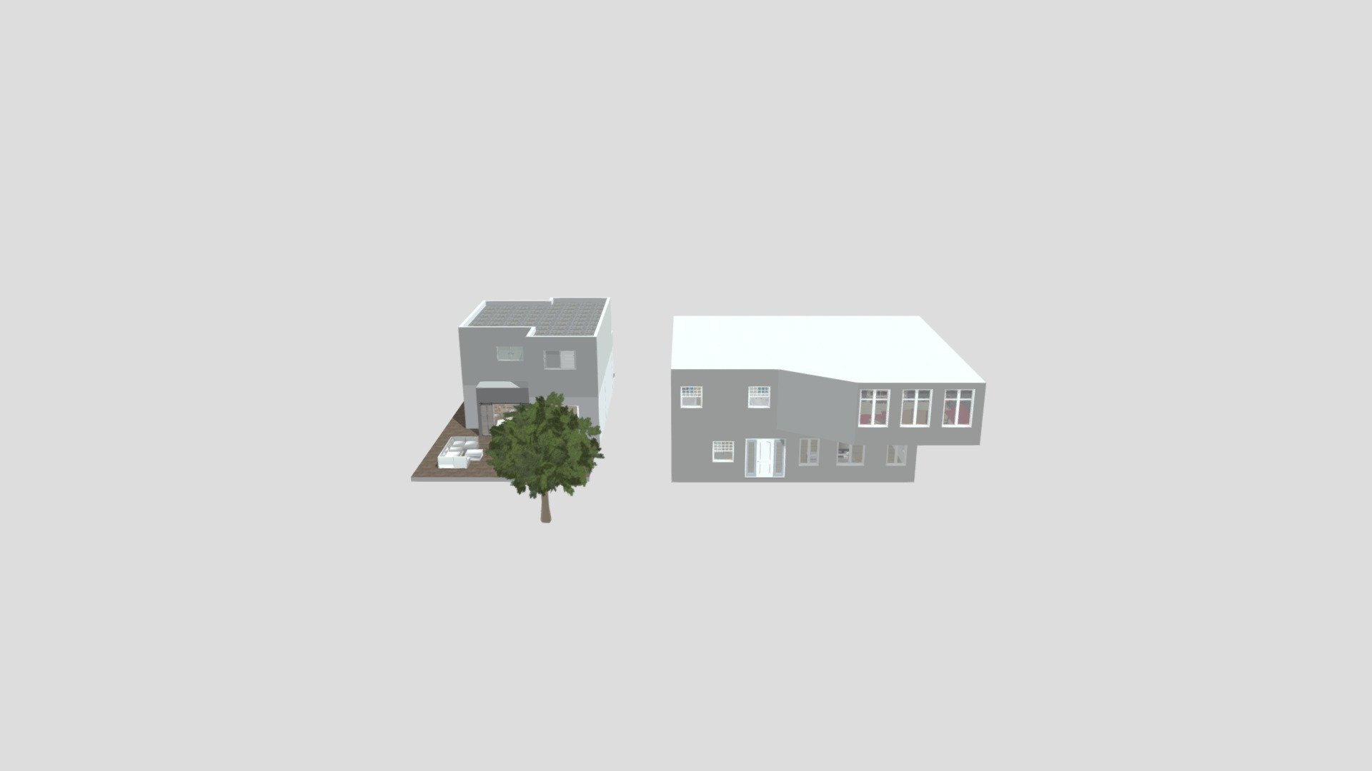 Modern House - Download Free 3D model by Home Design 3D (@homedesign3d