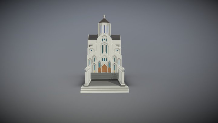 Kasımkudat Kral Vakhtang Klisesi 3D Model