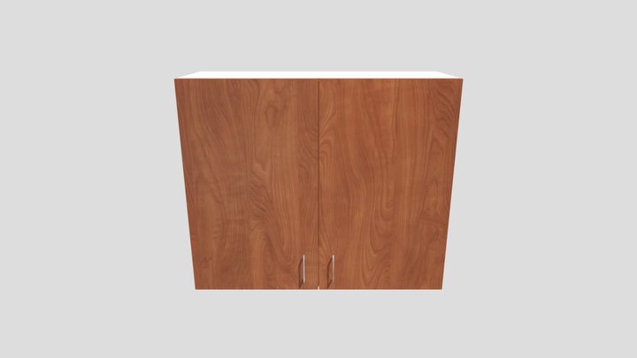 2 door upper wild cherry 3D Model