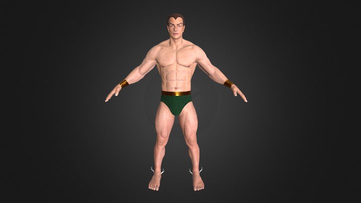 Namor Lowpoly 3D Model
