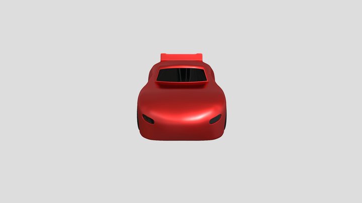 Lightning Mcqueen (Simple) 3D Model
