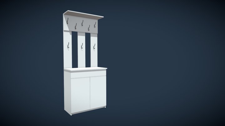 Eloszoba Fal v2 - Furniture, Hang 3D Model