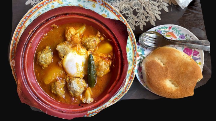 チキンミートボールタジン 3D Model