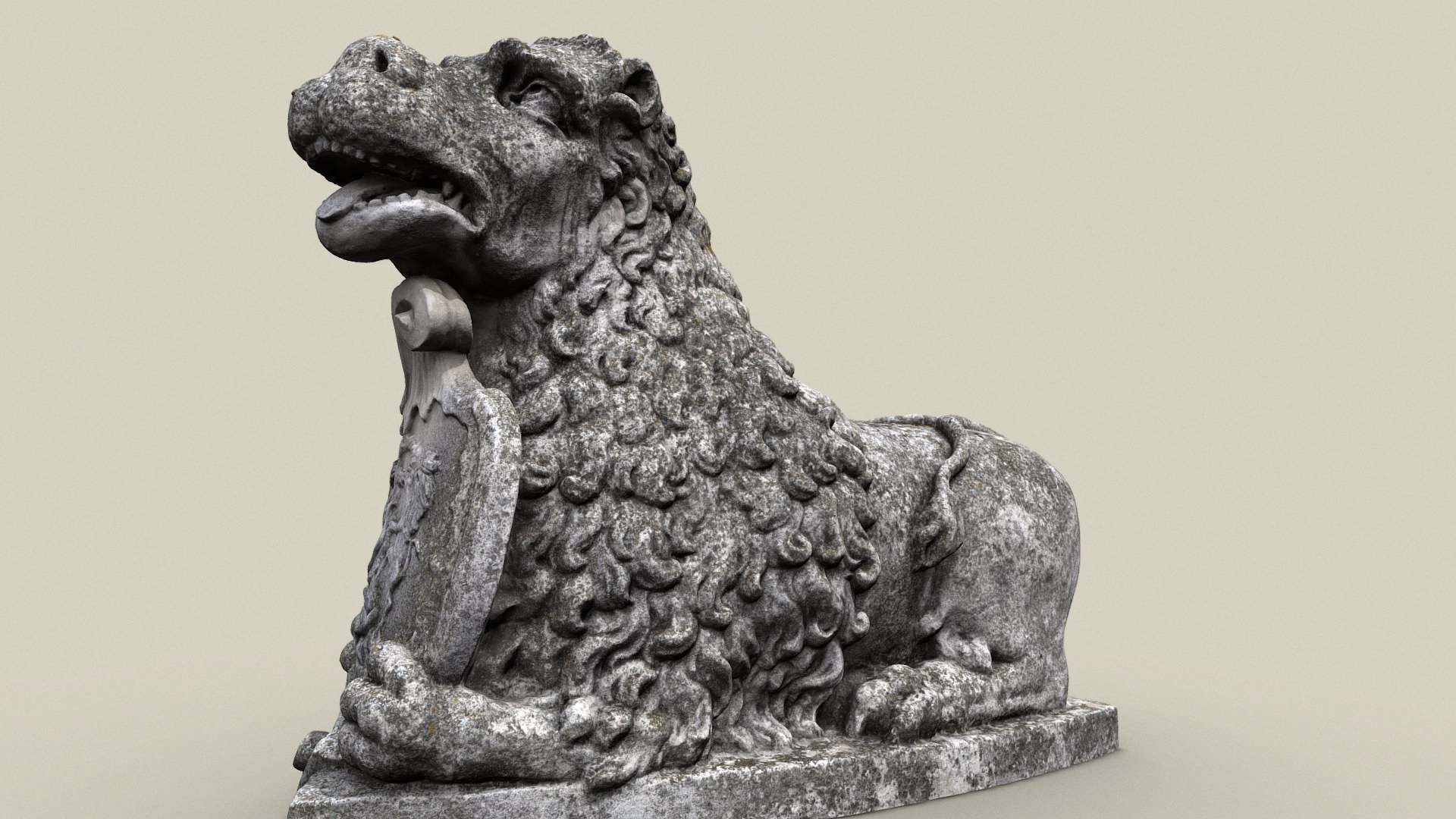 Löwe — Sketchfab embed 3D viewer