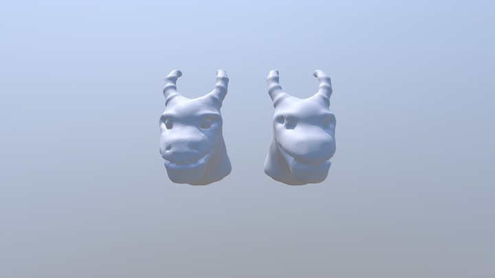 | Assignment 5 | VTD 153 - Monster Head | 3D Model