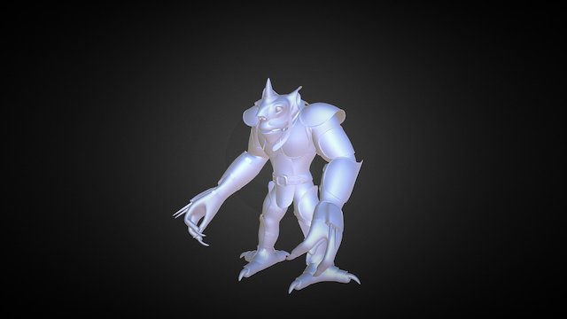 Alien Guardian 3D Model