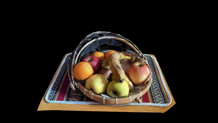 Fruit Basket (Scaniverse) – Free 3D Model STL