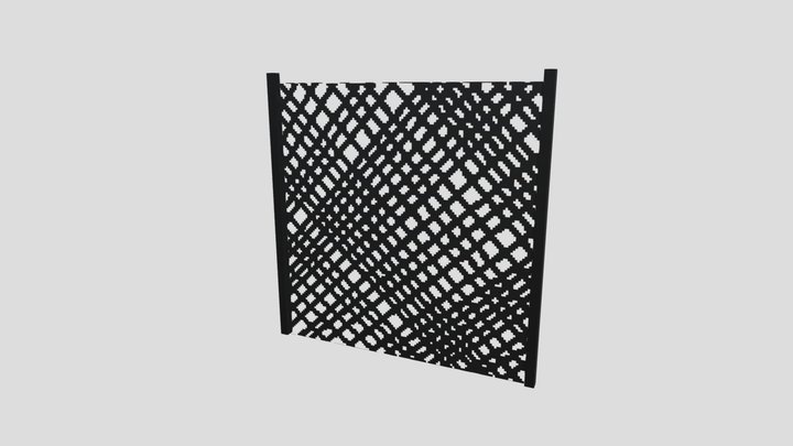Chain Fence 3D Model
