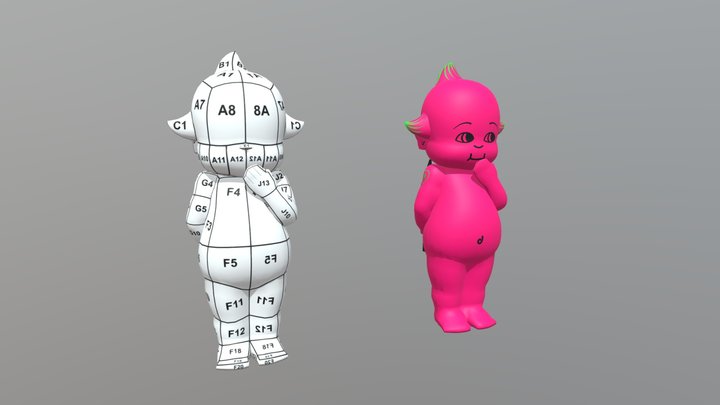 Dolls Kill Etiquetado 3D Model