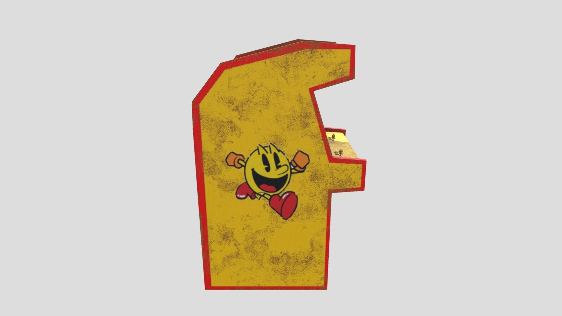 Pac-Man Arcade Machine - 3D model by Julian (@JulianDMarco) [c5ee57d ...