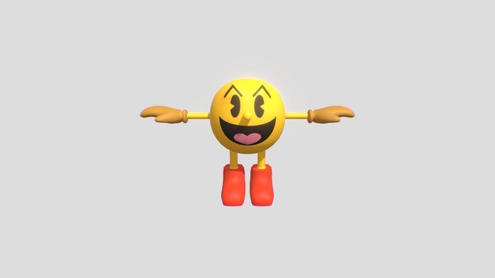 PACMAN 3D Model