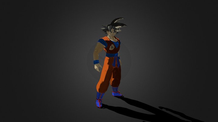 Goku 3D Model