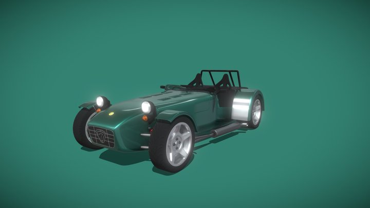 1980 Caterham Super 7 3D Model