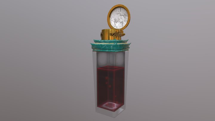 Health Potion Vial 3D Model