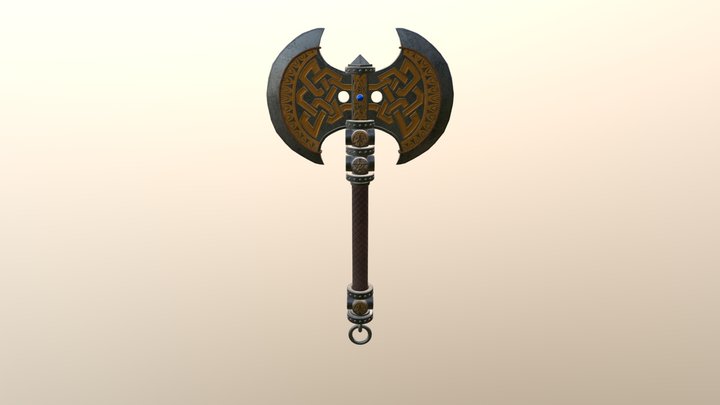 Dwarven Axe 3D Model