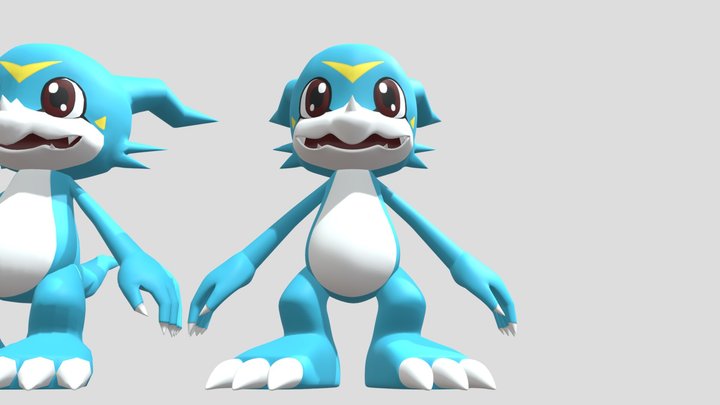 My Veemon Design 3D Model