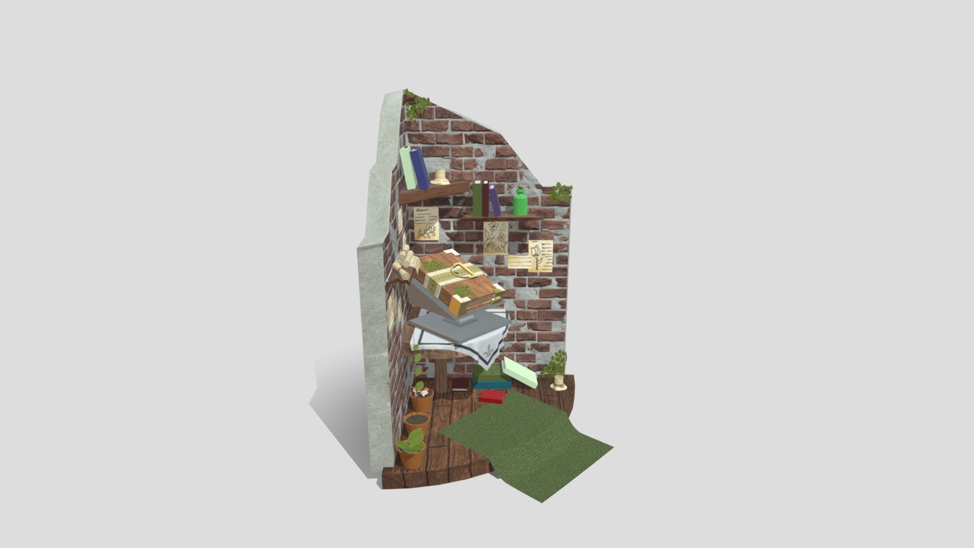 Planet Corner - 3D model by 3DSena [c5f3162] - Sketchfab