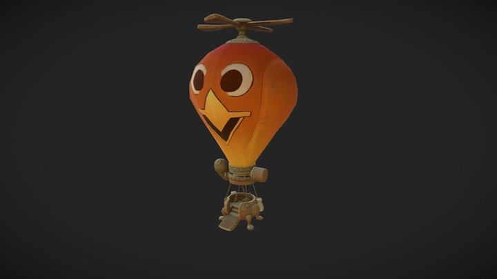 Herobound 2 | Hot Air Balloon 3D Model