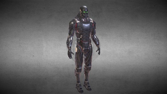 Battle droid one of armor sets 3D Model