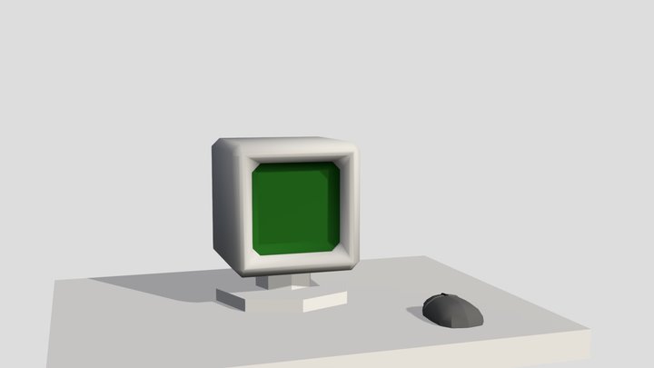 Gorilla tag Fan Game Computer Setup 3D Model