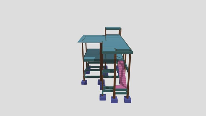 Estrutura Barbara Ampliação FINAL CERTA 3D Model
