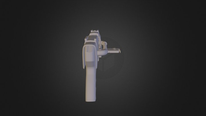 Concept Pistol 3D Model