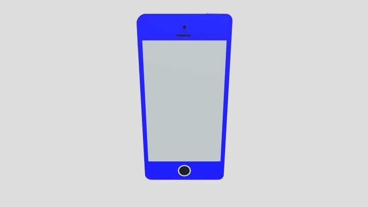 iPhone 5s medidas 3d 3D Model
