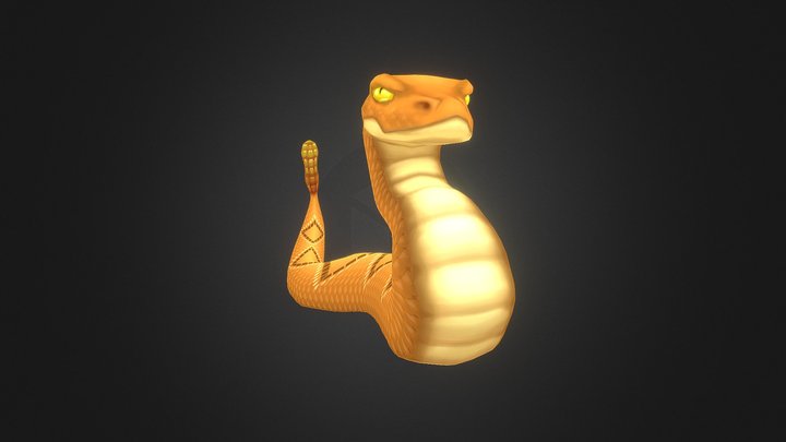 Rattle Snake 3D Model