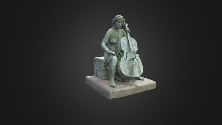 The Cello Lady - Itay Dagan 3D Model