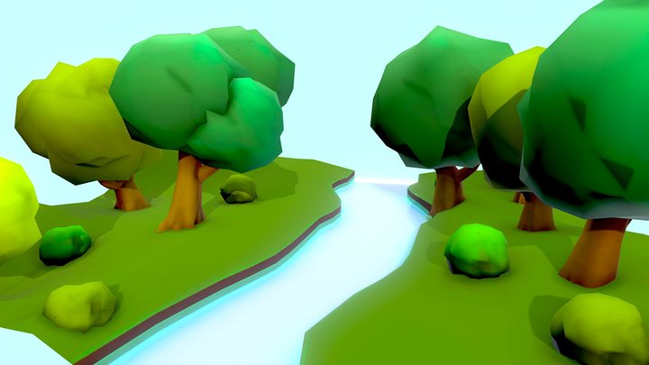 Vibrant Forest - 3December2019 - Tree 3D Model