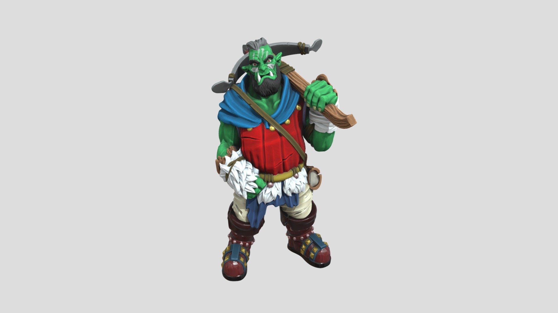 Orc_Hunter - 3D model by angeldustin217 [c5f971d] - Sketchfab