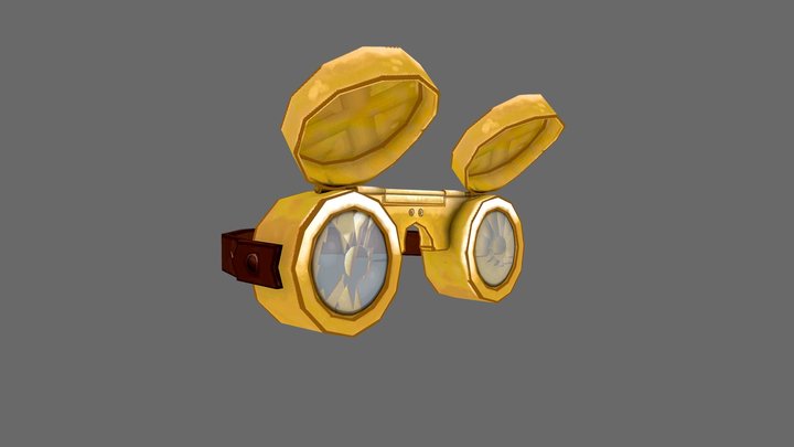 Tinker goggles - Handpainted 3D Model