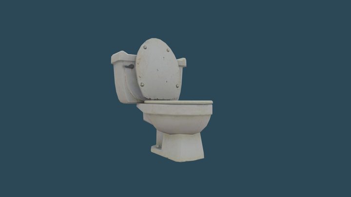 Remastered Toilet Model 3D Model