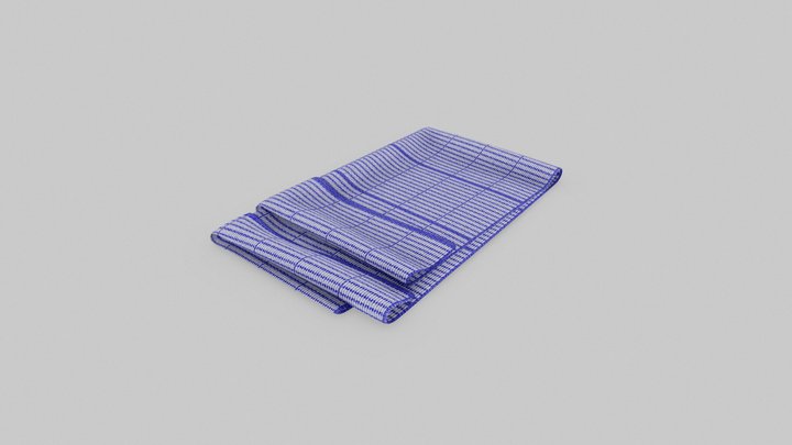 Folded Towel 3D Model