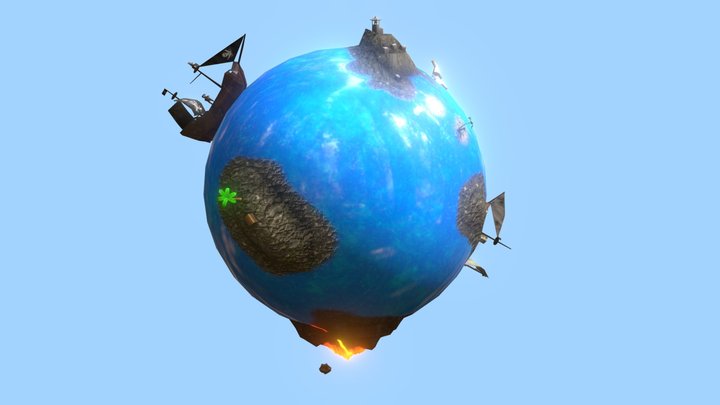 Pirate World 3D Model