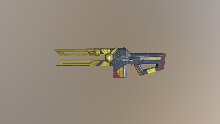 Prometheus Lens Gun 3D Model
