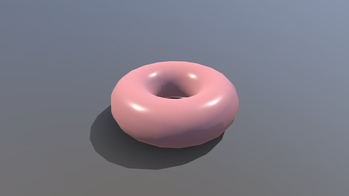 Donut 3D Model